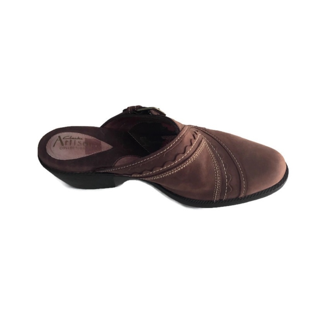 Clark’s Artisan Mules Brown Sz 7 1/2